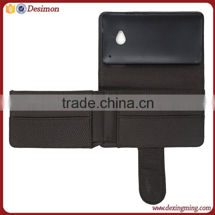 multifunctional Billfold Wallet Phone Case for HTC M7 mobile cover