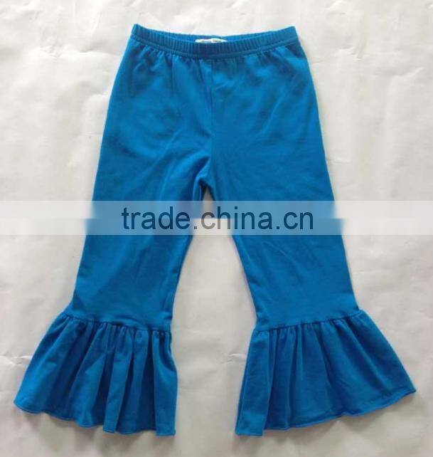 Newest Ladies cotton ruffle pants women loose knit pants