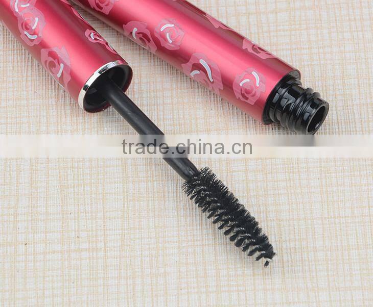 High quality empty hot coffe brands shiny double black coffe tube mascara
