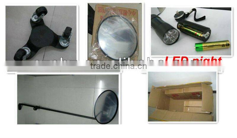 Under vehicle inspection Mirror / Car Bomb Detector system with LED light