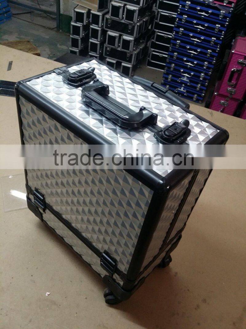 360 degree trolley vanity beauty case