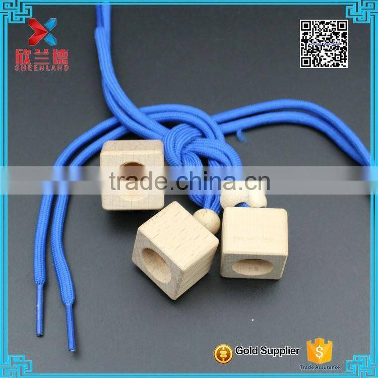 Decorative perfume bottle screw wooden caps 13mm