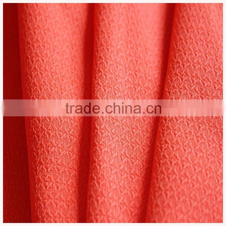 Colorful special high quality diamond lattice polyester fabric for curtain garment