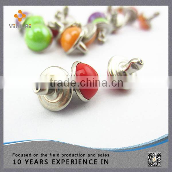 Decorative fashion crystal rivet colored