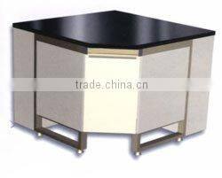 high quality and best service supplier lab hexagon bench hexagon table
