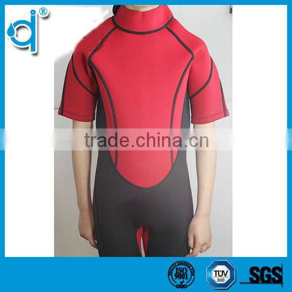 Close-fitting Waterproof Buckle Zipper Blue and Black Jumpsuits Neoprene Wetsuits