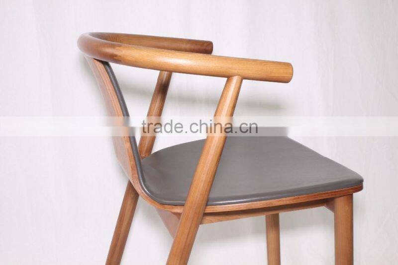 North European style elegant solid wood dining chair