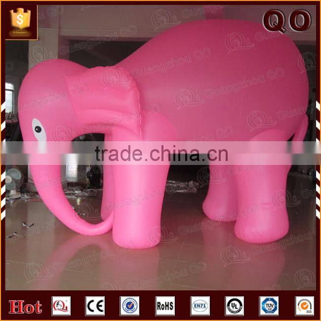 2016 High quality pink giant inflatable elephants for advertising
