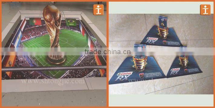 Custom Good Quality Full Colour Print Anti Slip Scratch Resistant Safty Floor Stickers