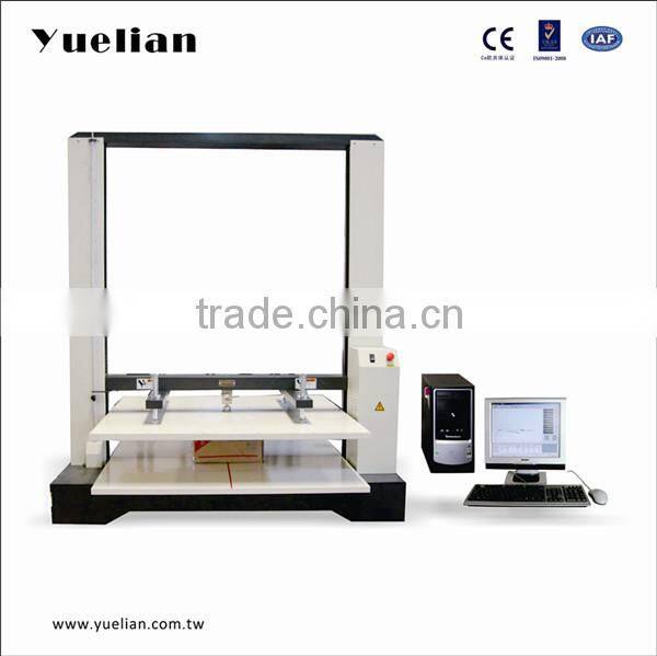 50KN Double Column Electronic Comuter Control Servo Motor Carton and Box Packaging Compression Testing Machine