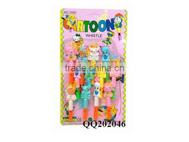 Party plastic animal toy whistle