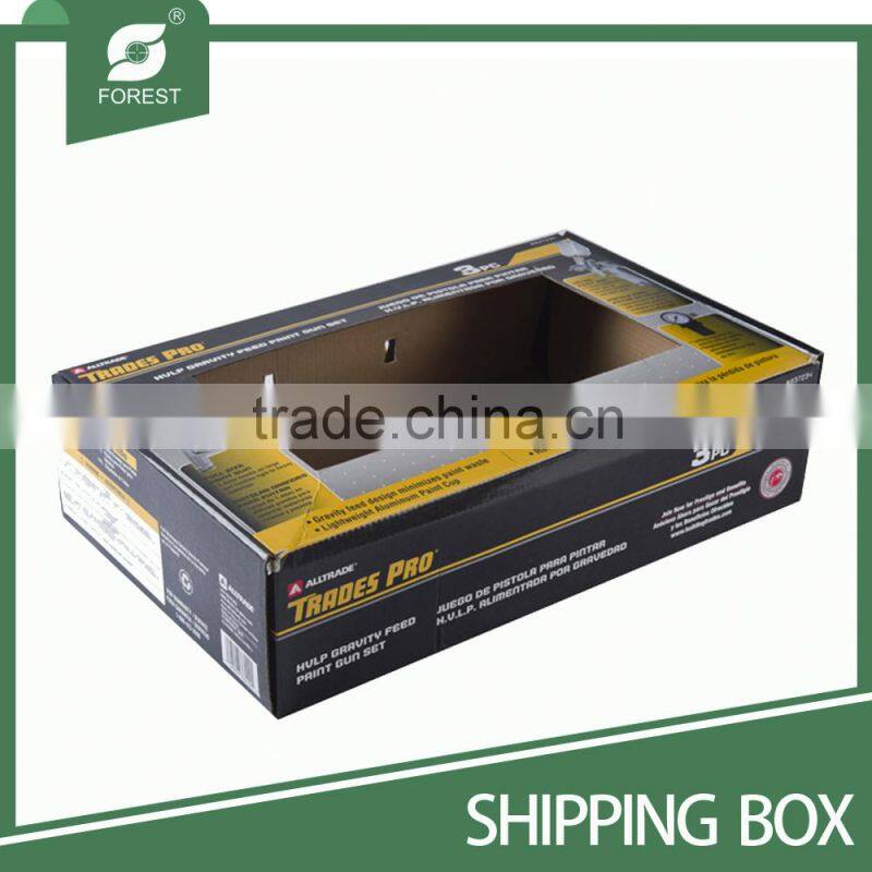 Open Window Folding Cardboard Shipping Box