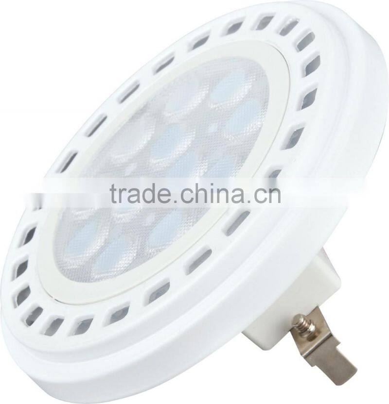 Factory price 230V 15W 1200LM ra80 aluminium 220v GU10 AR111 Light
