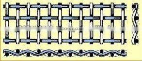 plain woven stainless steel crimped woven wire mesh factory