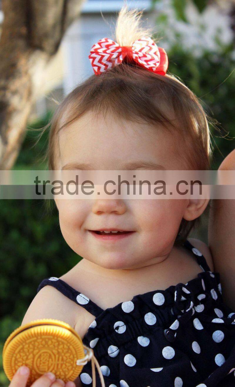 2015 summer fashion lovely wave bowkont hair clip high quality cloth hairclip