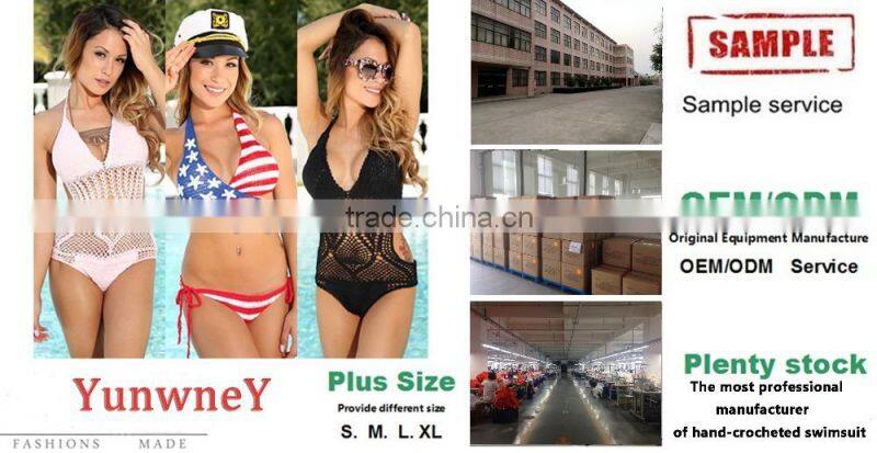 women's bikini with white Knitting swimming trunks sexy women trunks