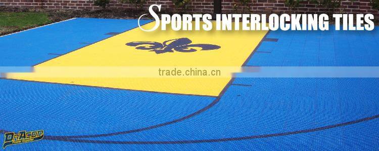 Outdoor PP Interlocking Sports Floor