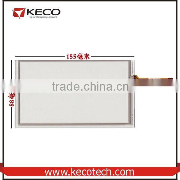 6.2" Universal 4 wire resistive 155*88 155*88mm TM062RDH01 touch glass digitizer Screen