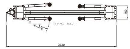 electrical one side release hydraulic gantry lift