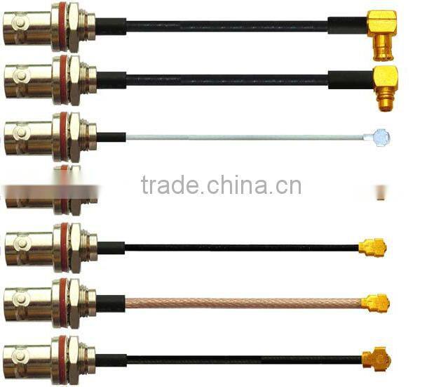 Yetnorson Hot Selling RF cable N male to SMA male right angle coaxial connector adapter pigtail cable RG58