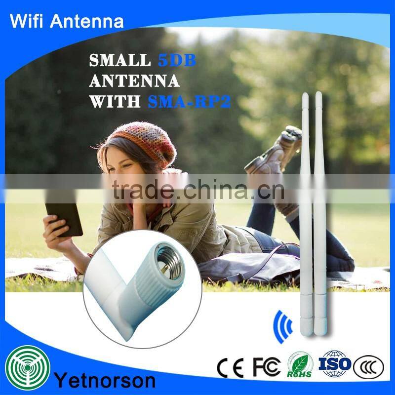Best price for 2.4g white black rubber duck wifi antenna with SMA connector