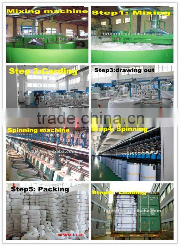 Recycled gloves yarn with hair