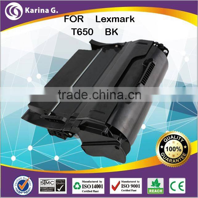 Toner cartridge for Lexmark / For Lexmark toner cartridge T650 / toner cartridge T650