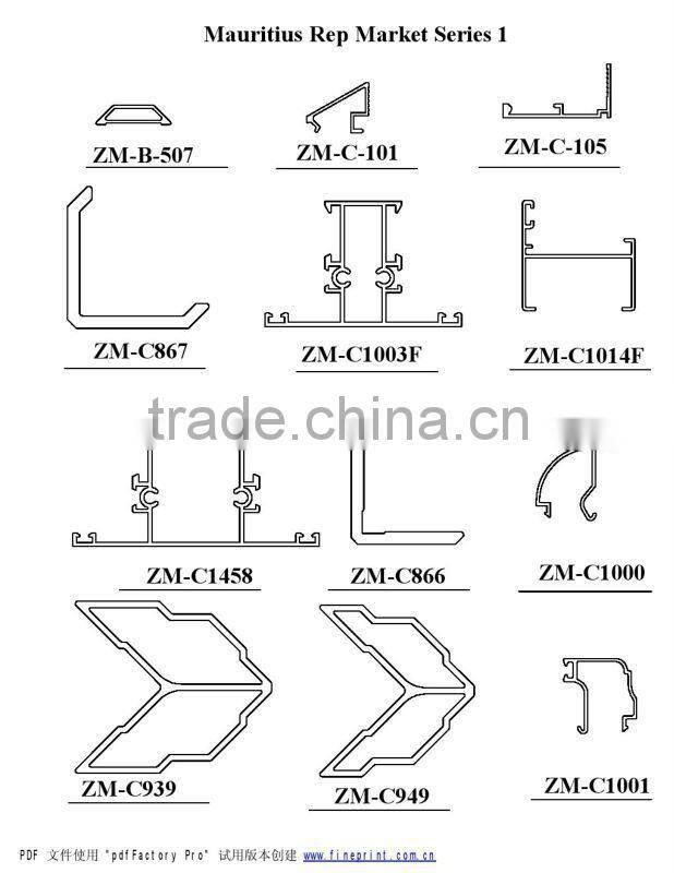 Aluminum Extursion For Window