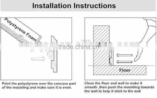 High-Tech Stone Polymer Material Water Resistance Colorful Marble Effect Mouldings