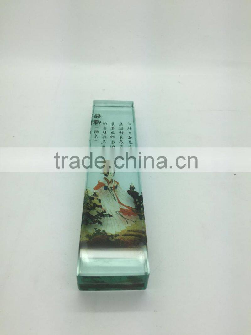 2015 New Design Paperweights, High Quality Customized Glass Crystal Paperweight