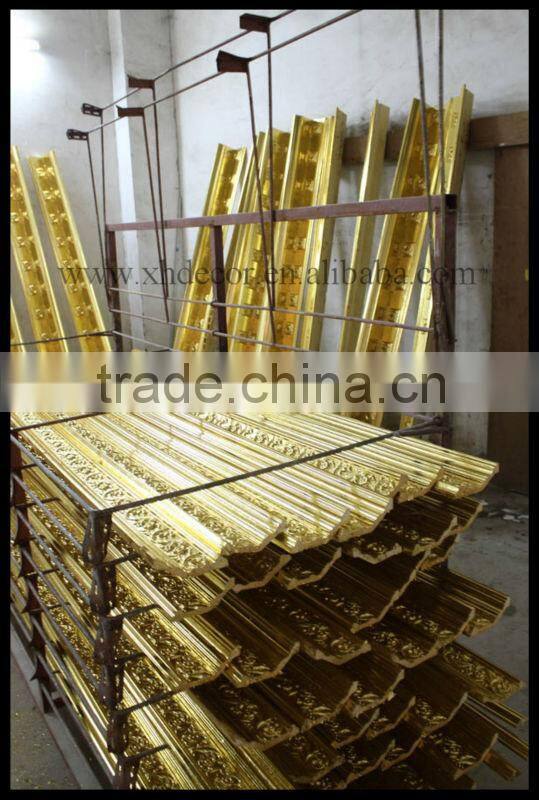 Outdoor use flat surface polyurethane cornice Mouldings villa architectural design