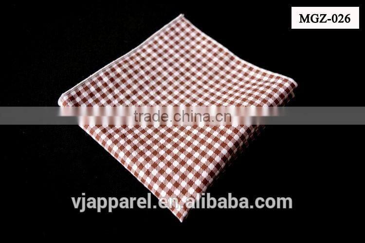 High Quality Chambray Denim Cotton Linen Pocket Square Bandana Handkerchief