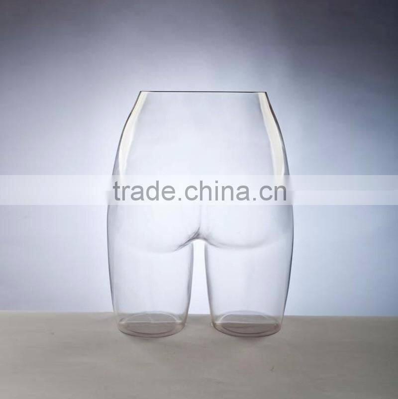 2014 new PC pro-environment transparent male hip mold man torso mannequin