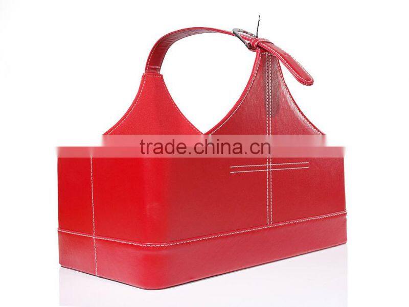 2016 Most popular multifunction leather foldable storage box