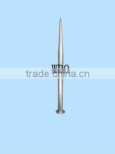 ground drill anchor for mounting solar power systems F114*1600