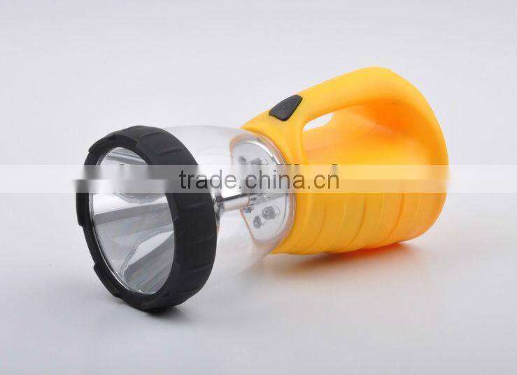 Emergency hand crank led Flashlight with radio / Dynamo torch light with radio / Hand crank flashlight USB charger