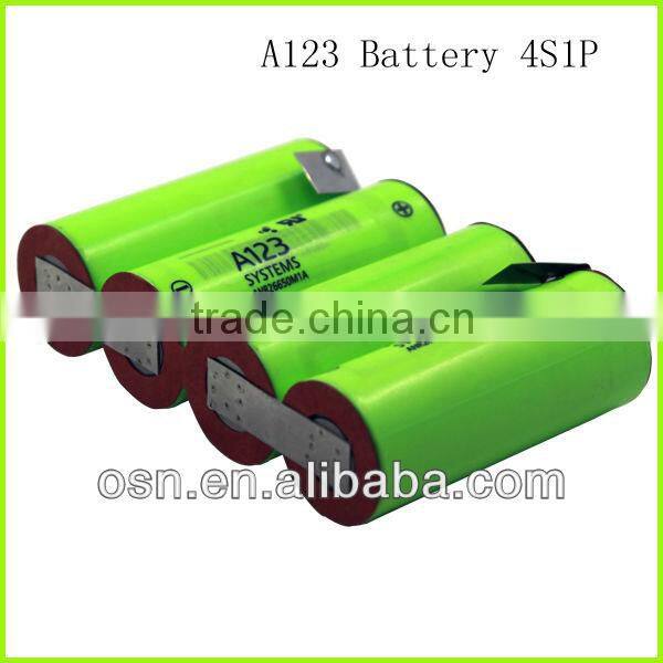A123 12V 2.3Ah for Motorcycle start battery pack