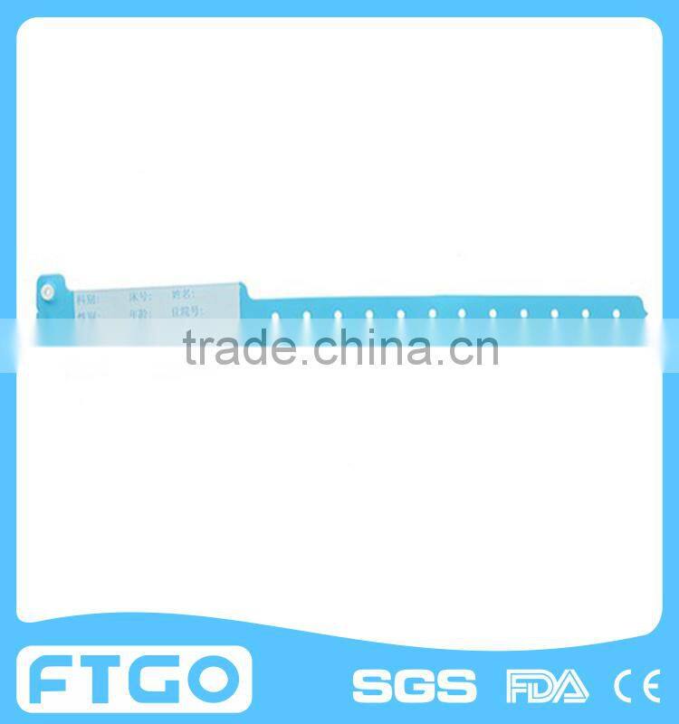 write on custom patient id wristband