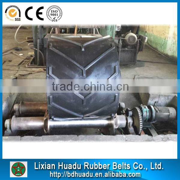Wear Resistant Anti Slip conveyor Belt Chevron conveyor belt