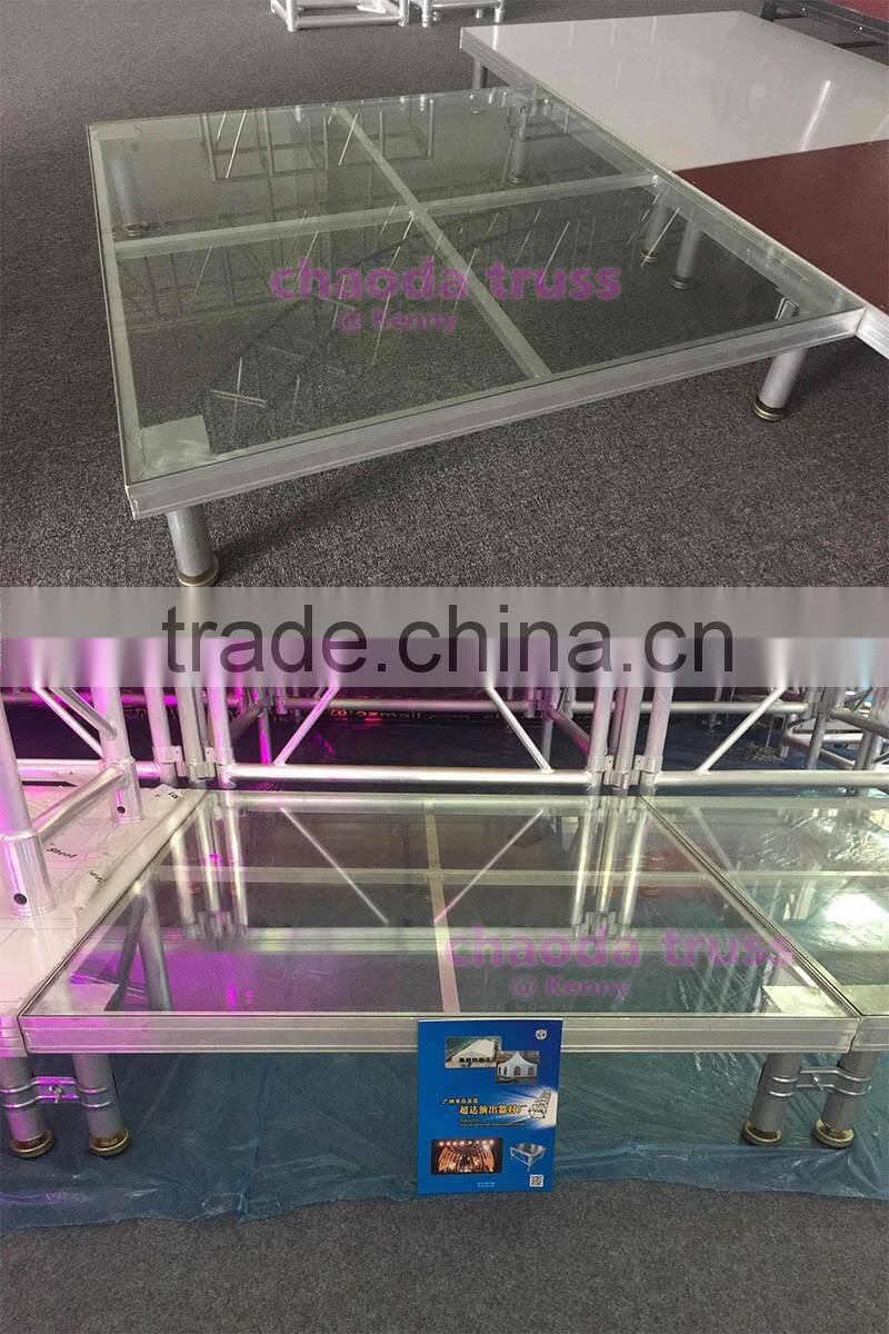 7.32X14.64m portable aluminum catwalk fashion show stage decorations