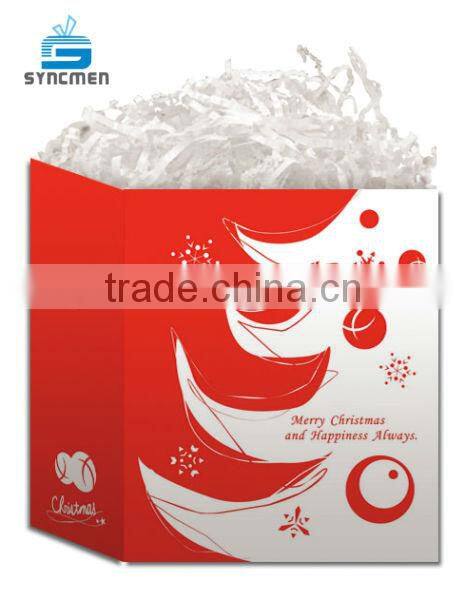 Colorful and Popular Christmas Paper Shopping Gift Bag