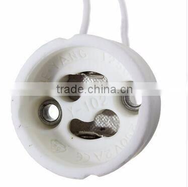Ceramics GU10 lamp socket,GU10 lamp base,GU10 lamp holder