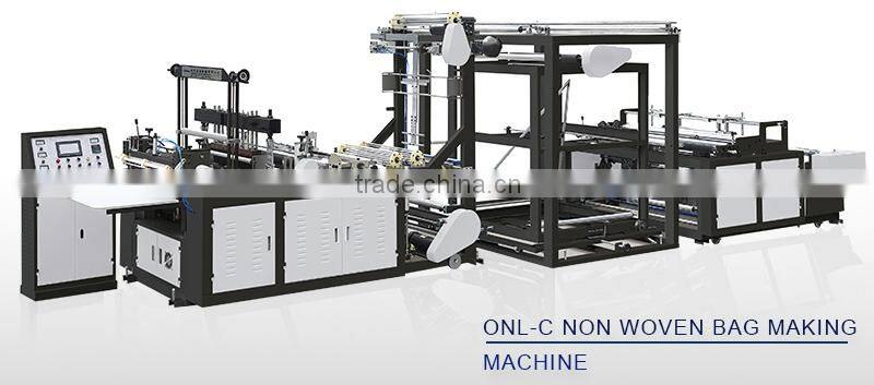Excellent Material reusable shopping bag making machine for non woven bag