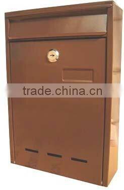 Simple appearance metal mailbox,modern metal letterbox,postbox