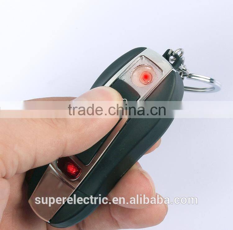 Professional manufacturer supply fashional design usb chargered lighters car keys shape led usb electric lighter
