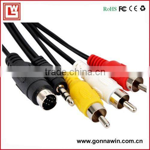 RCA CABLE/ SVIDEO CABLE/av connection cable