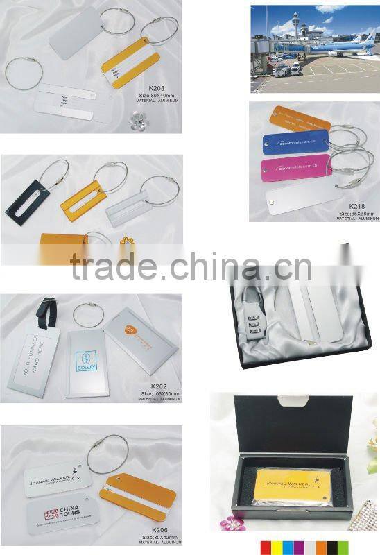 Plastic luggage tag