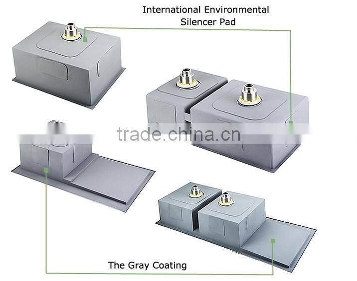 cUPC qualified stainless steel sink kitchen sink 304 sink -KS-8153A-L