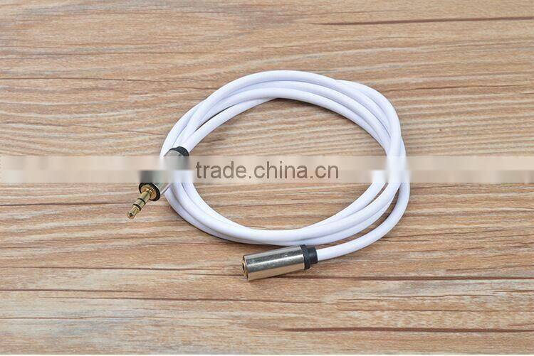 SYS Hot Selling 3.5mm Stereo Male To Female Audio Aux Cable