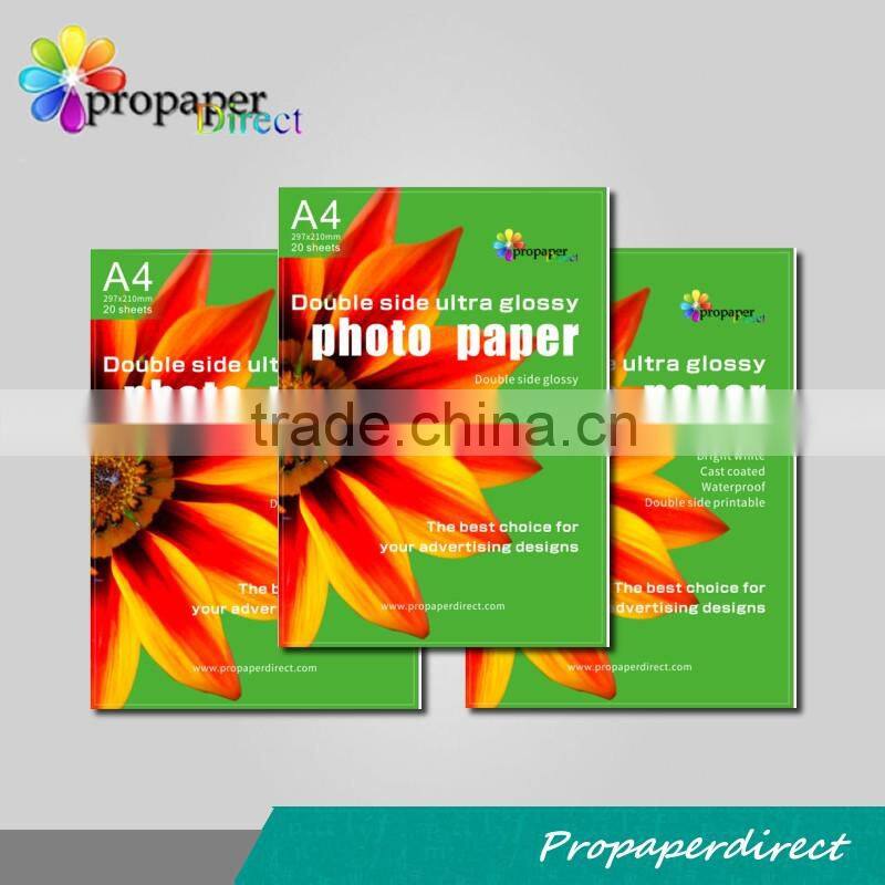 factory supply 300g double side glossy photo paper